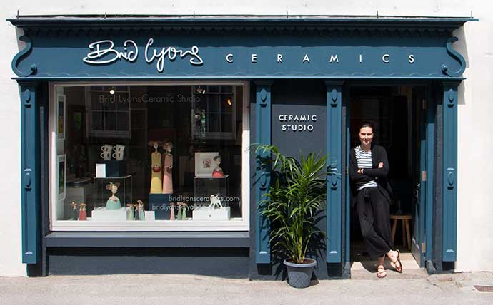 Brid Lyons Ceramics Thomastown Kilkenny Ireland Brid Lyons Ceramics shop in Thomastown Kilkenny Ireland